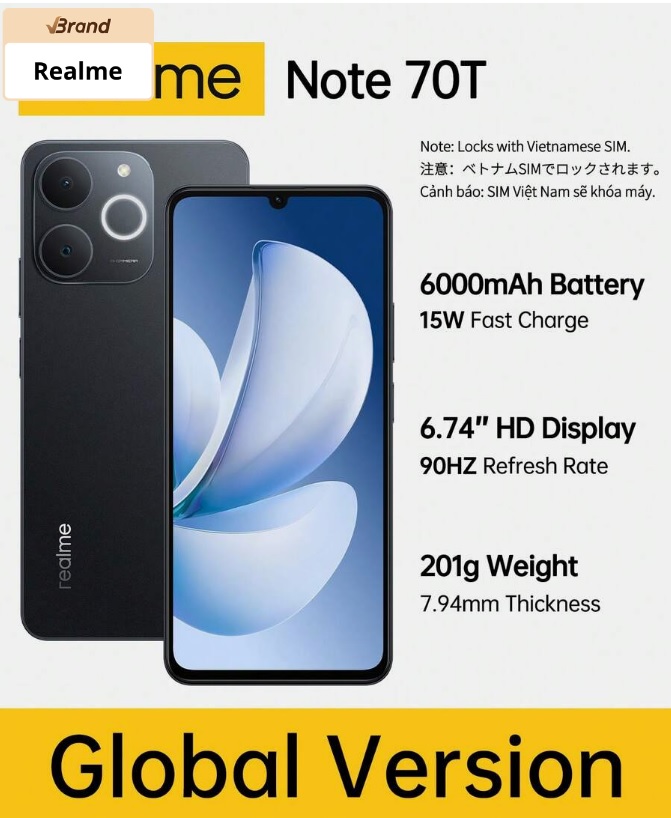 Realme Note 70T