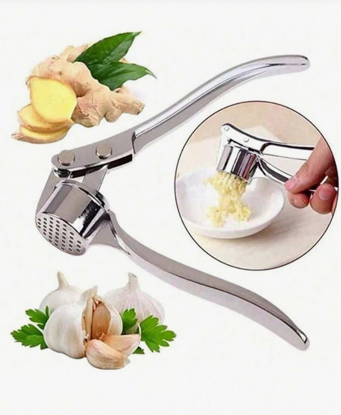 1 db rozsdamentes acél fokhagymaprés