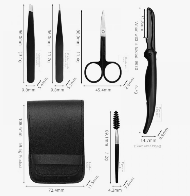 Szépségápolási eszközkészlet