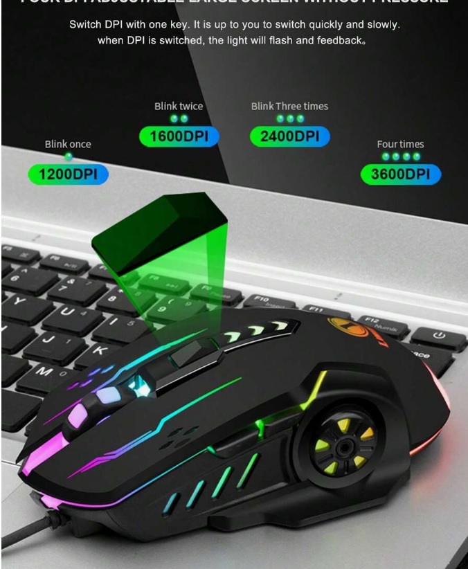 LIMEIDE V7 mechanikus vezetékes egér