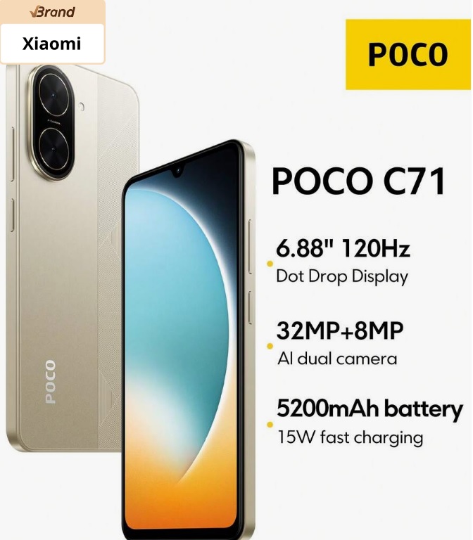 Xiaomi POCO C71 okostelefon