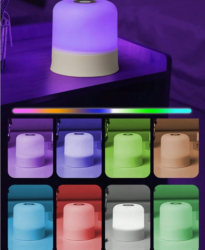 1 db érintésérzékelős éjjeli lámpa