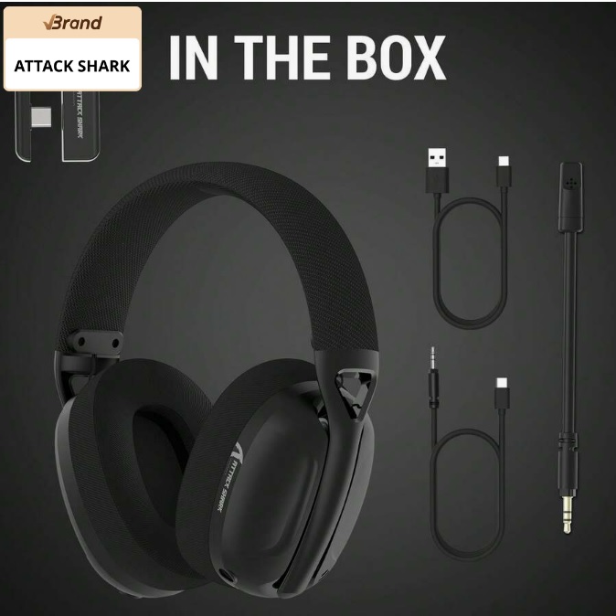 ATTACK SHARK L80 vezeték nélküli gamer headset