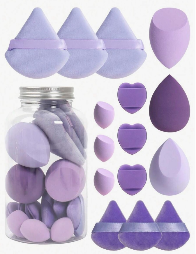 NEFOUME 15 db-os sminkszivacs tárolótokkal