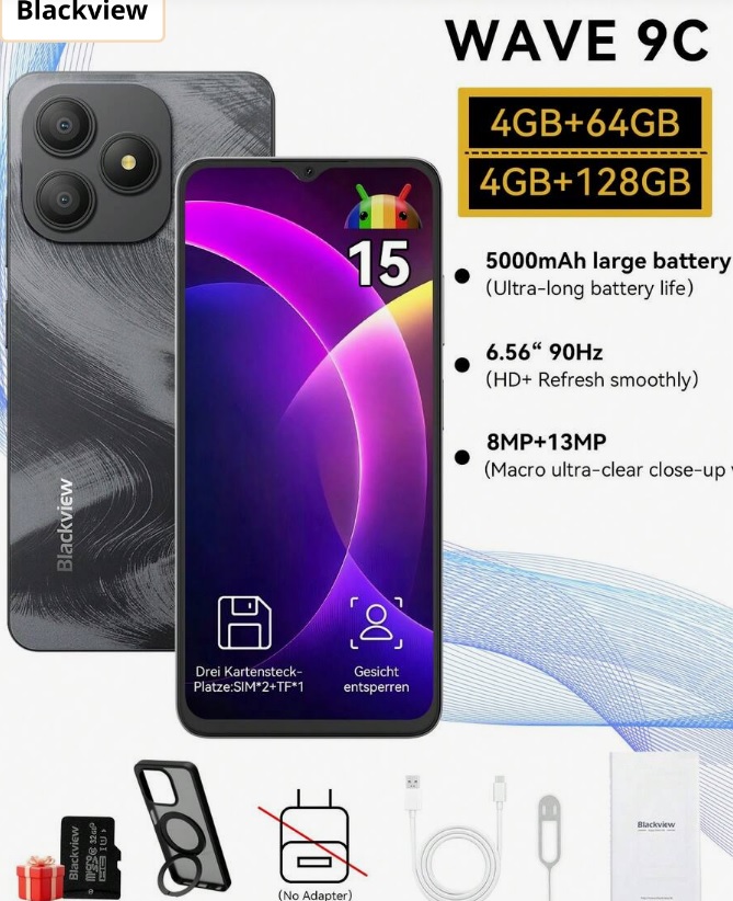Blackview WAVE 9C kártyafüggetlen okostelefon